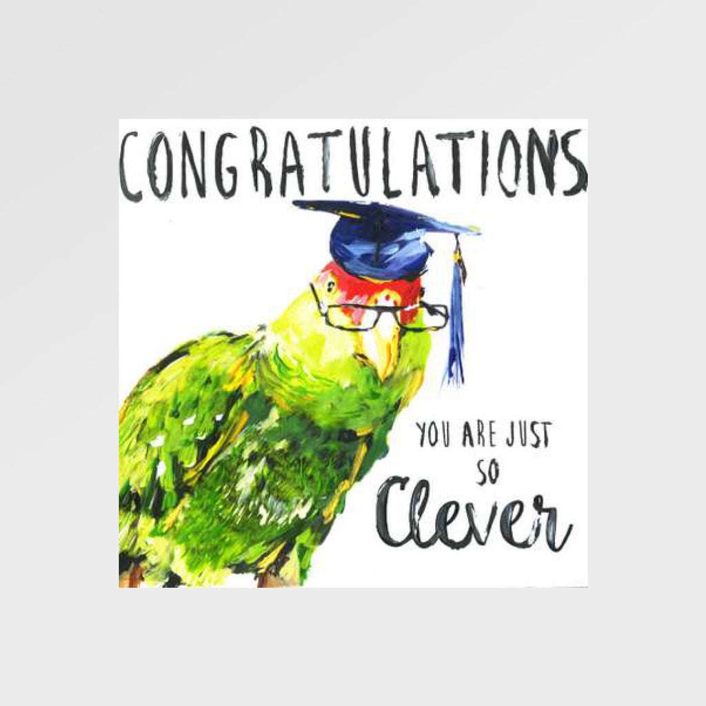 Graduation Card - Parrot