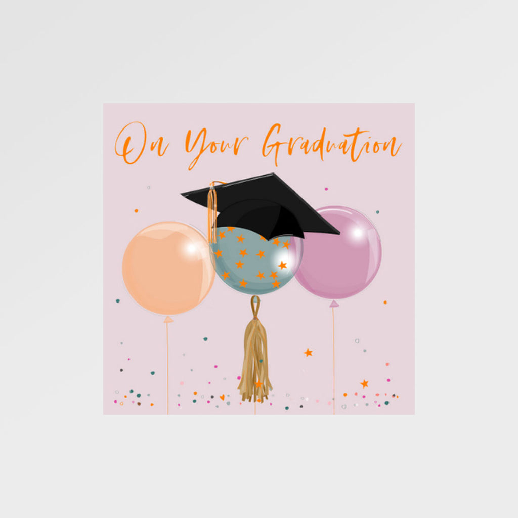 Graduation Card - Balloons